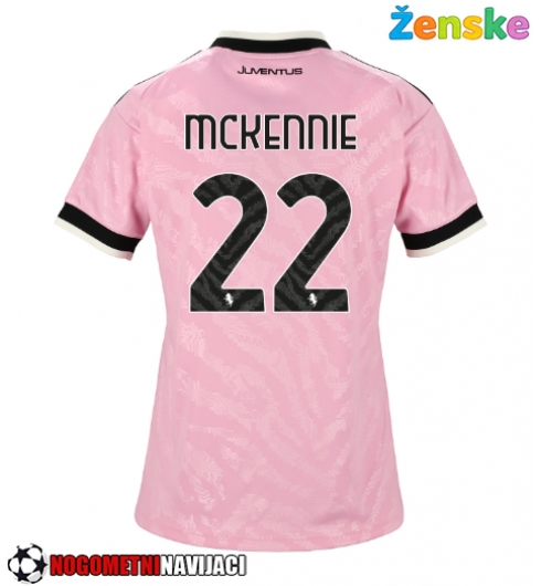 Ženske Nogometnih dresov Juventus Weston McKennie #22 Gostujoči 2026-27 Kratki rokavi Ženske Nogometnih dresov Juventus Weston McKennie #22 Gostujoči 2026-27 Kratki rokavi